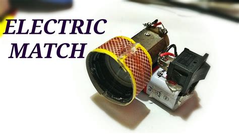 how to make electric match box|make your own electric match.